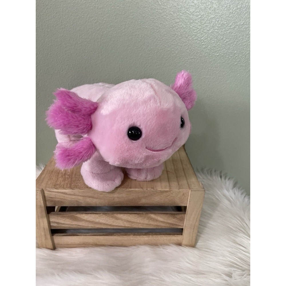 Build A Bear Axolotl Pink Gently Used Good Condition Amphibian Stuffed Animal